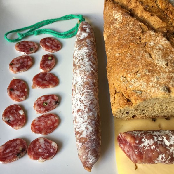 En salami från Katalonien, Spanien