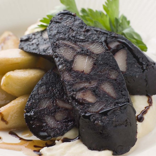 Hausmacherblutwurst (Homemade Blood Sausage)