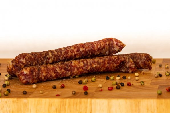 Pfefferbisser - ölkorv gjord på viltkött