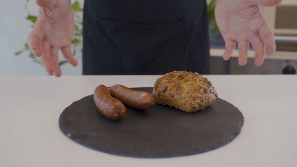 En kallrökt grillkorv, helt enkelt utsökt