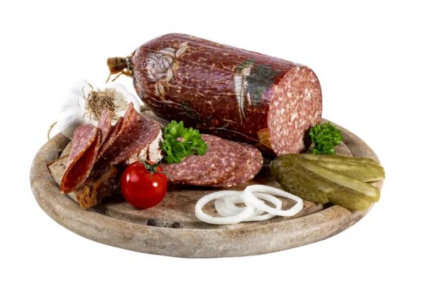 Vår salami som tillverkas nästan helt utan tillsatser!